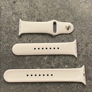 Apple Watch white sport band